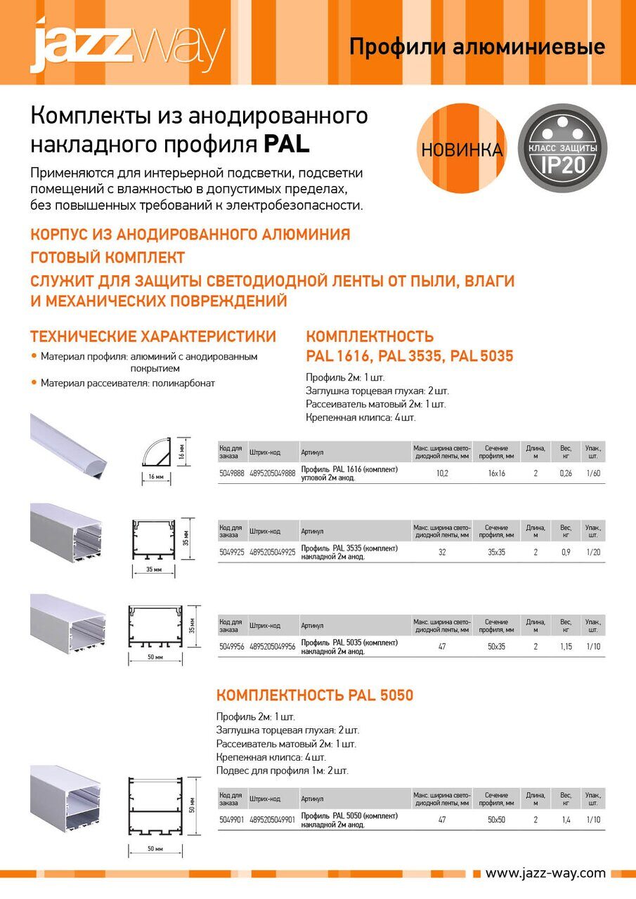 Комплекты PAL 20231110A