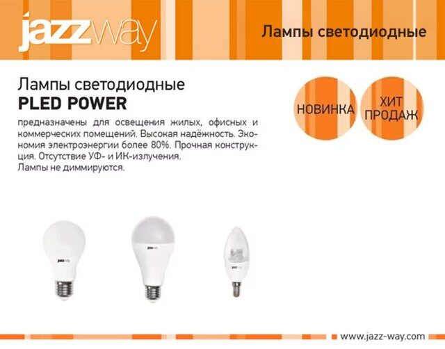 Лампы светодиодные  PLED POWER